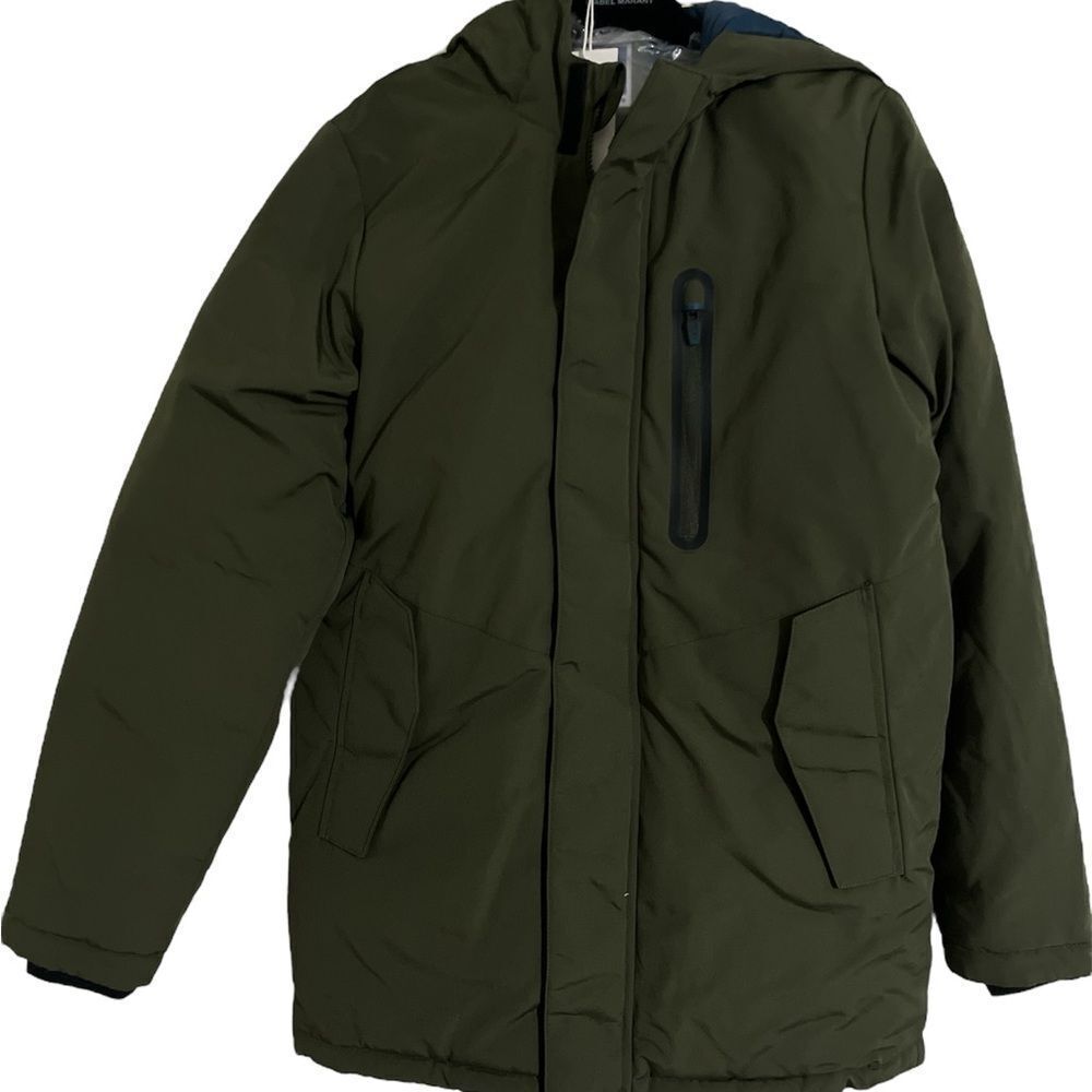 Jack & Jones Kids Forest Green Puffer Coat